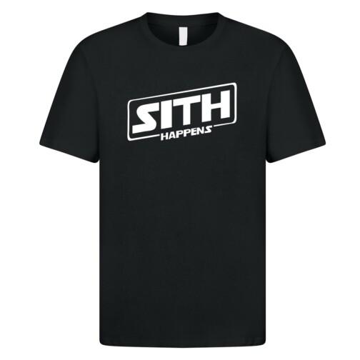 Футболка Sith Happens 1114 Научная фантастика Космос Фильм Звездные войны Джедай Империя наносит ответный удар M