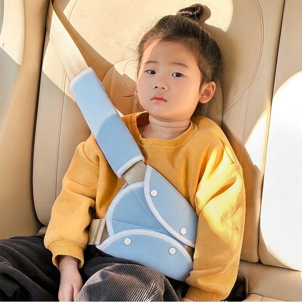 Adjustable Seat Belt Shoulder Protector Anti-Pinch Car Seat Belt Cover Seat Belt Adjuster Kids