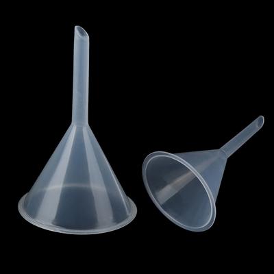 60Mm 90Mm Mouth Dia Laboratory Clear White Plastic Filter Funnel