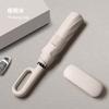 New 10-bone Vinyl Sunscreen Automatic Double Keel Ring Buckle Handle Three-fold Umbrella Fixed Umbrella