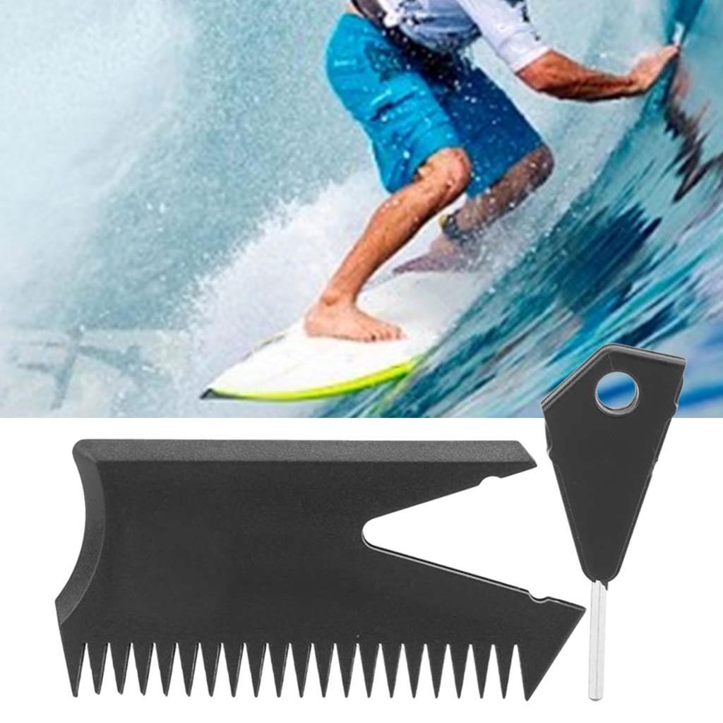 Surfboard Wax Scraper Surfboard Wax Comb + Fin Key Surfboard Wax Scraping Comb Surfboard Accessories
