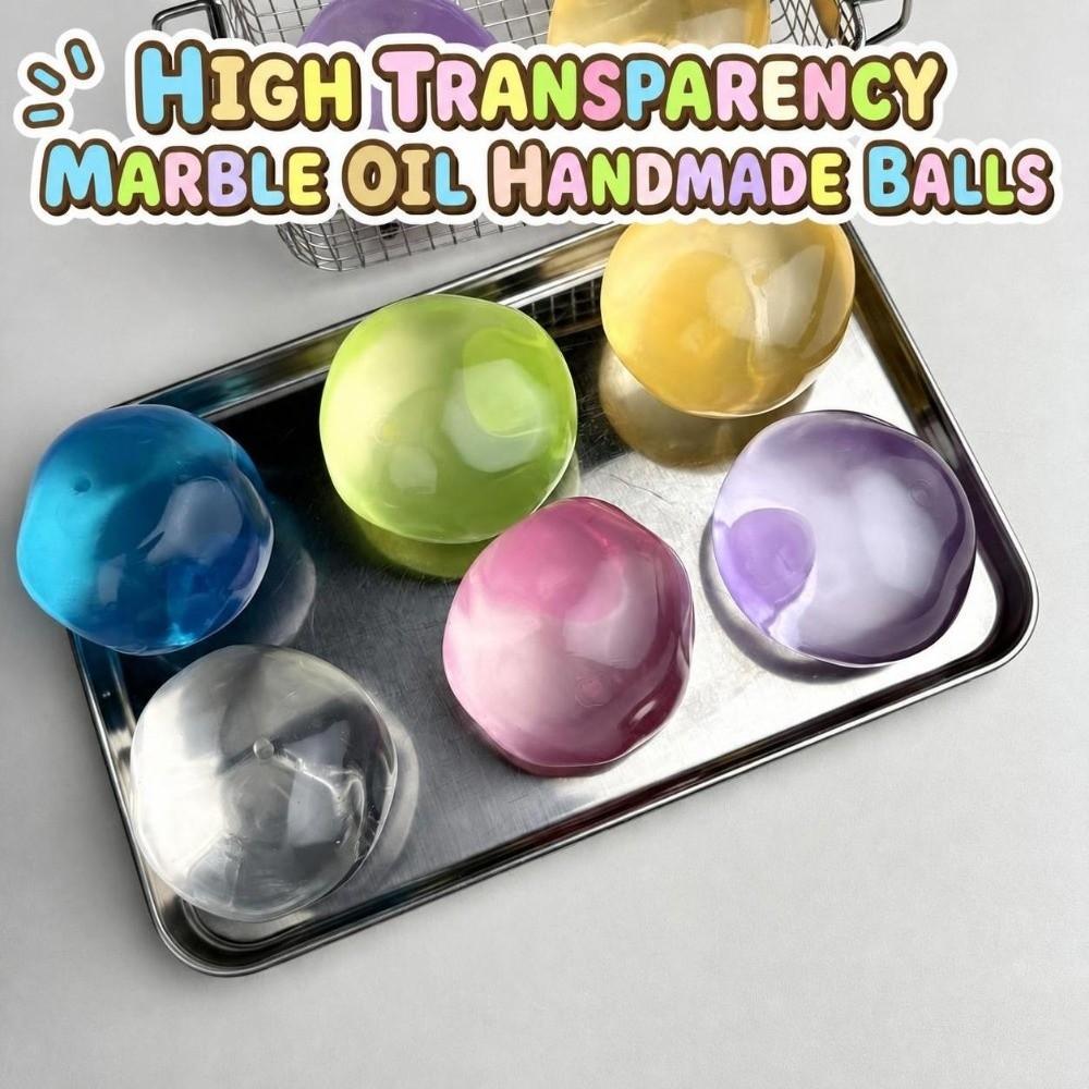 Petrolatum Material Coconut Oil Round Stress Ball Soft Slow Rebound Pinch Toy  For Kids Adults