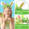 Adorkable Headband Cartoon Rabbits Hair Hoop Eye-catching Headpiece Headwear for Halloween Cosplay Role Play