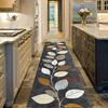 VIKAMA Leaf Vine Kitchen Rug Non-slip, Stain-resistant Entrance Hallway Mat Bedroom & Dining Room Runner Home Decor