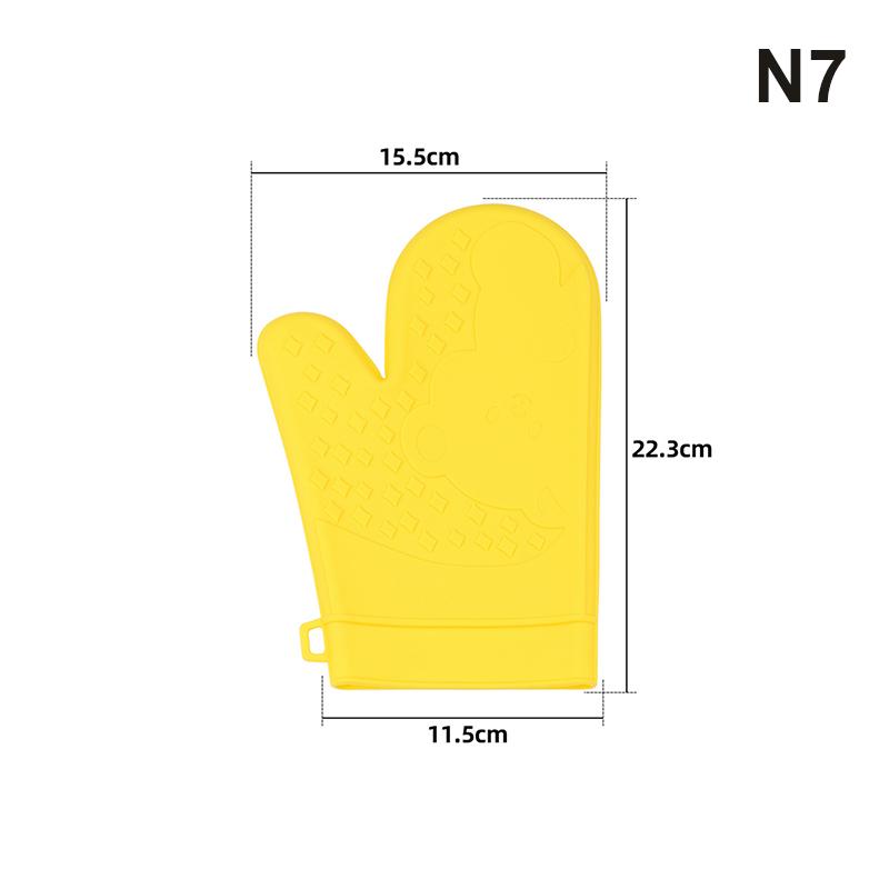 

Professional Oven Gloves Heat Resistant Silicone Gloves Oven Mitts Non-Slip Cooking Barbecue Gants With Soft Inner Lining