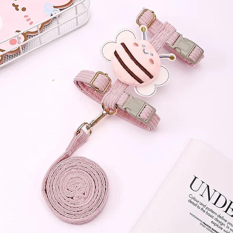 Haustier Hundehalsband Katzen Geschirr Weste Riemen Hunde Geeignet Weich Einstellbar Verlust Prävention Gehen Im Freien Welpen Zubehör Hause