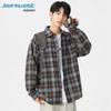 Jeanswest Men's Long-Sleeve Plaid Shirt