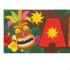 Door Banner Luau Party Decoration Tropical Porch Sign for Hawaiian Wall