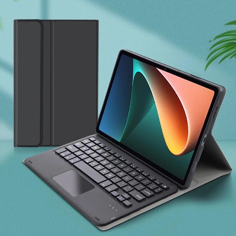 

Кожаный чехол для планшета Xiaomi Redmi Pad SE 11 2023 6 6 Pro 11 5 11 дюймов 5 Pro 11 Redmi Pad 10,61 с сенсорной панелью и Bluetooth-клавиатурой Redmi Pad SE 11