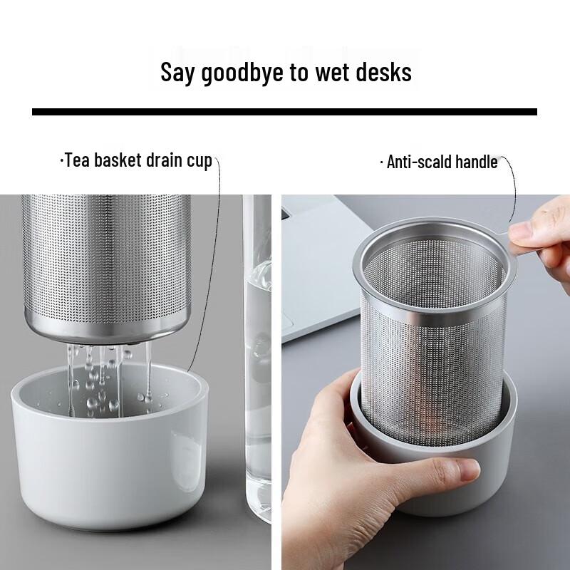 Buydeem Portable Glass Tea Infuser Pot