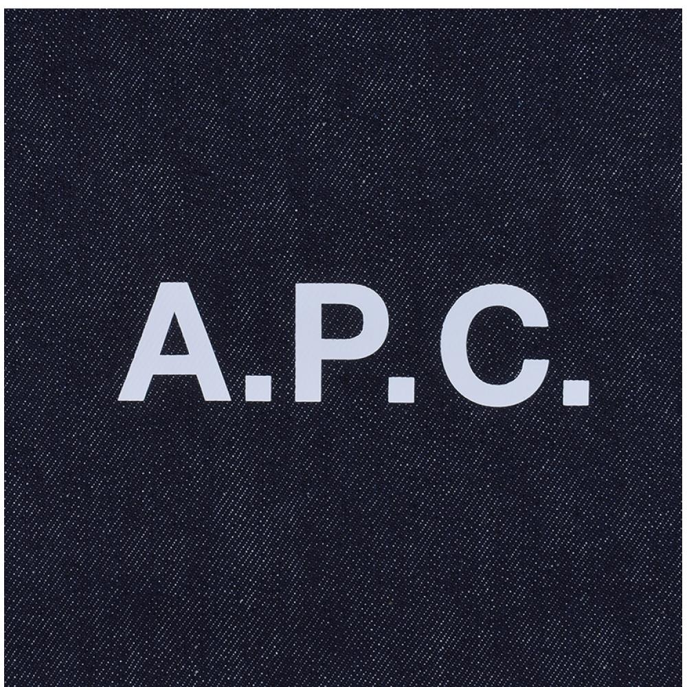 Apc Ninon Small Denim Tote Bag Cocsx M61861 Iai Indigo