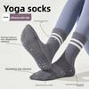 Female Spring and Autumn Pilates Yoga Pure Cotton Silicone Non Slip Sweat Absorption Breathable Tube Socks