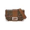 [Gebraucht] Baguette Koffer Silberne Schnalle Logo FF Muster Metallnieten Dekoration Leder Box Tasche - Sehr Gut #1XHZWH6