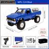 WPL C24-1 Full Scale RC Car 1:16 2.4G 4WD Rock Crawler Electric Buggy Climbing Truck LED Light On-road 1/16 For Kids Gifts Toys