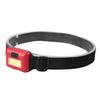 Mini Headlight High Brightness Ultra-Light 3 Light Modes Easy-wearing Wide Application Outdoor Lighting ABS Night Fishing LED COB Head