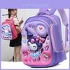 Sac à dos Kuromi Melody Cinnamoroll Captain America en nylon respirant pour la maternelle et l'école élémentaire