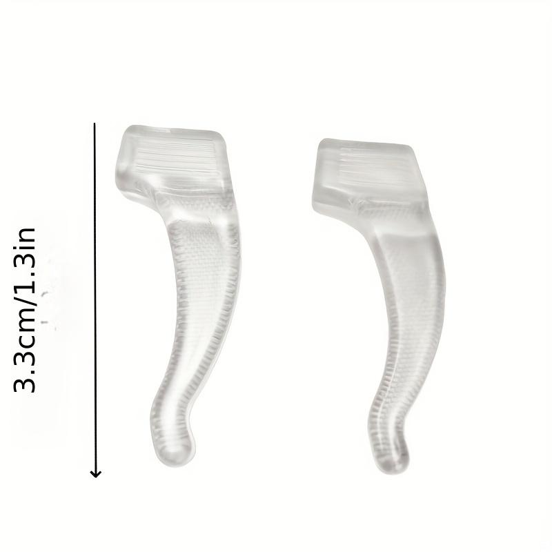 4 Pieces/set of Anti Slip Eyeglass Covers - PVC Ear Hooks, Silicone Ear Supports, Elastic Ear Clips - Eyeglass Frame Leg Covers