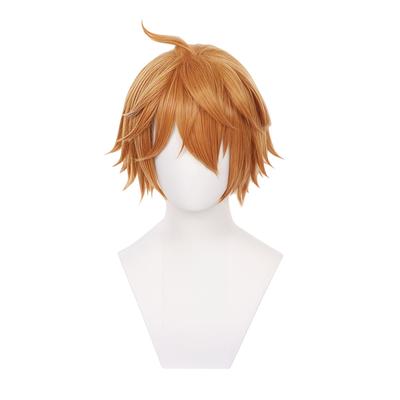 NOKIJP Tartaglia Wig, Genshin Impact Cosplay, Heat-Resistant, Smooth, Easy To Style, Genshin Impact Snezhnaya Ajax, Enforcer, Eleventh Rank Prince