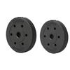 Solid Black Weight Plate Cast Iron Weight Plate Strength Training Weight Plate Barbell Workout