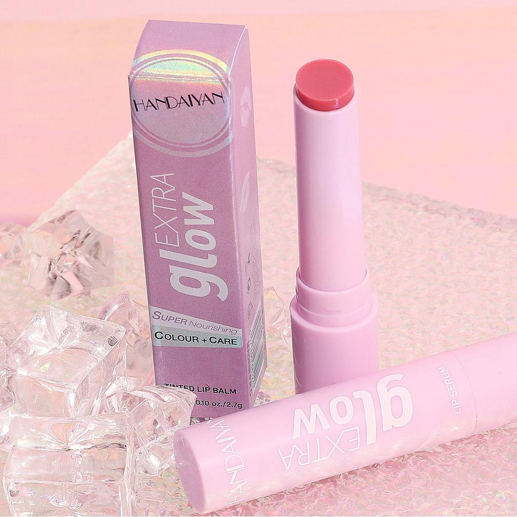 New Butter Moisturizing Lip Glaze Solid Lip Gloss Watery Mirror Moisturizing Preventing Mouth Cracks Hydrating Lip Balm