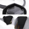 DELVAUX One Handle Handbag Gray Leather Women Used