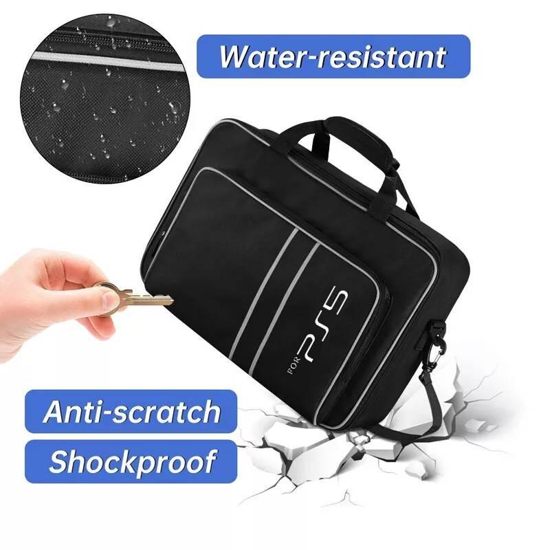 Stylová úložná taška z oxfordské tkaniny pro konzoli Playstation 5 pro cestování a přenášení