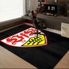 Vfb Fc Crest Printed Office Carpet Chair Cushion  Entryway Rug, Rugs for Living Room, Bedroom Christmas gifts