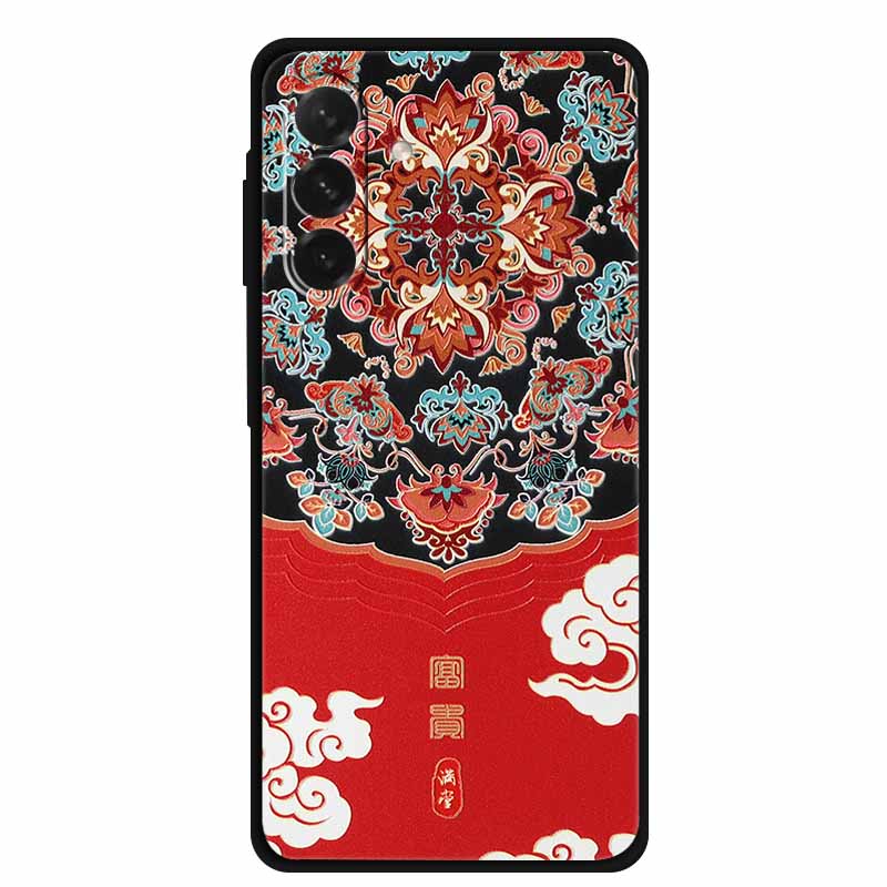For Samsung Galaxy A56 5G Case 3D Relief Silicone Emboss Soft Protective Covers for Galaxy A26 / A36 / A56 Phone Back Cases A 56