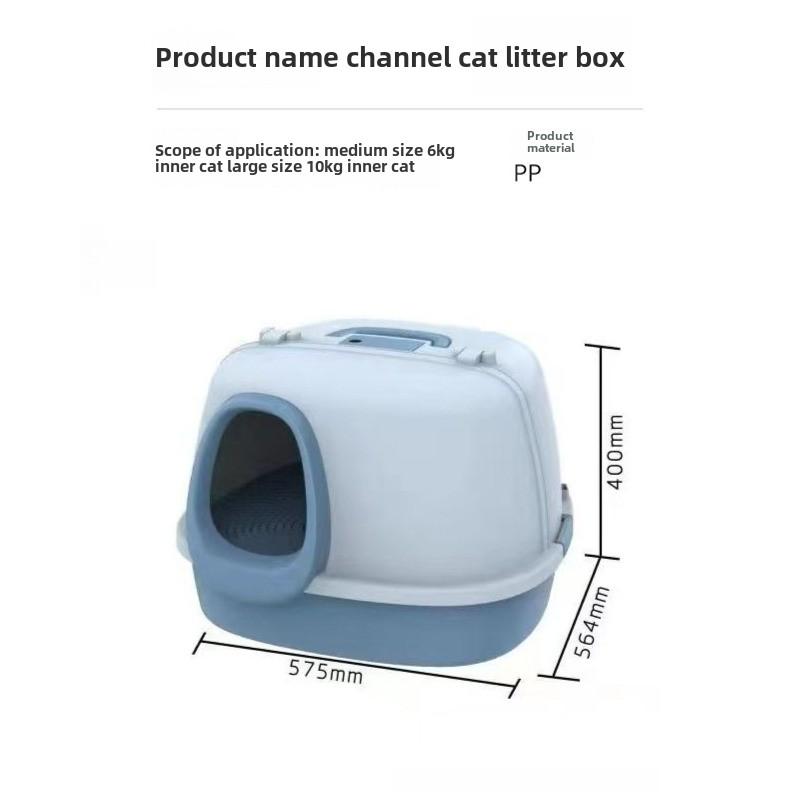 Flur geschlossene Katzentoilette Katzenklo langer Gang auslaufsicher Haustierreinigungsprodukte Zubehör Geruchsentfernungszubehör Bettpfannen