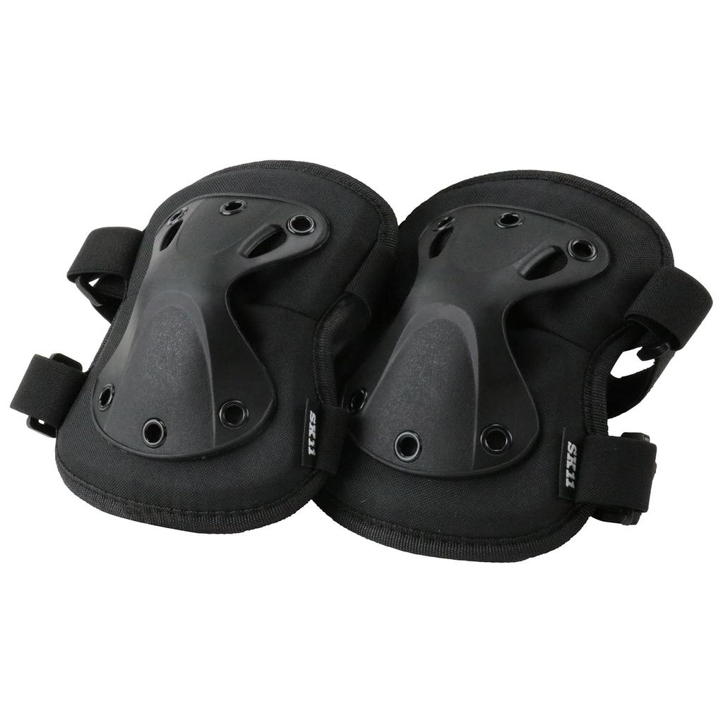 SK11 Protective Knee Pads Reduces Knee Stress with Reinforced Plastic Outer and Cushioned Inner Pads (2-Pack) - (SKP-03)