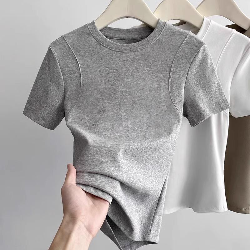 

Women s Fishbone Slim Fit Short Sleeve T-Shirt - Spring 2025 Collection Small