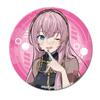 Miku Piapro Round Tin Badge 6 Types 6 Pieces BOX "Hatsune & Characters" [76mm] [Total Trading]
