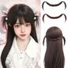 Handmade Drooping Ear Rabbit Headwear Half-tied Chicken Feather Hair Band  Children