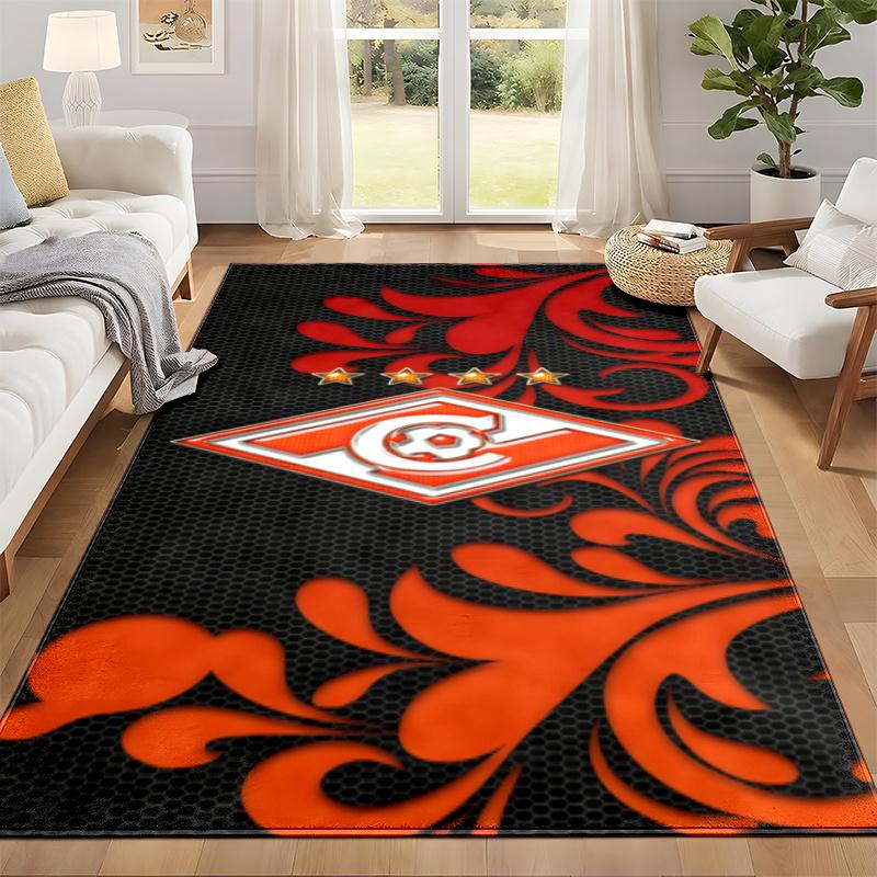 FC Spartak Moscow Carpet Door Mat for Living Room or Bedroom Protective Mat Under Chair Office Decoration Christmas Gift Birthday Present