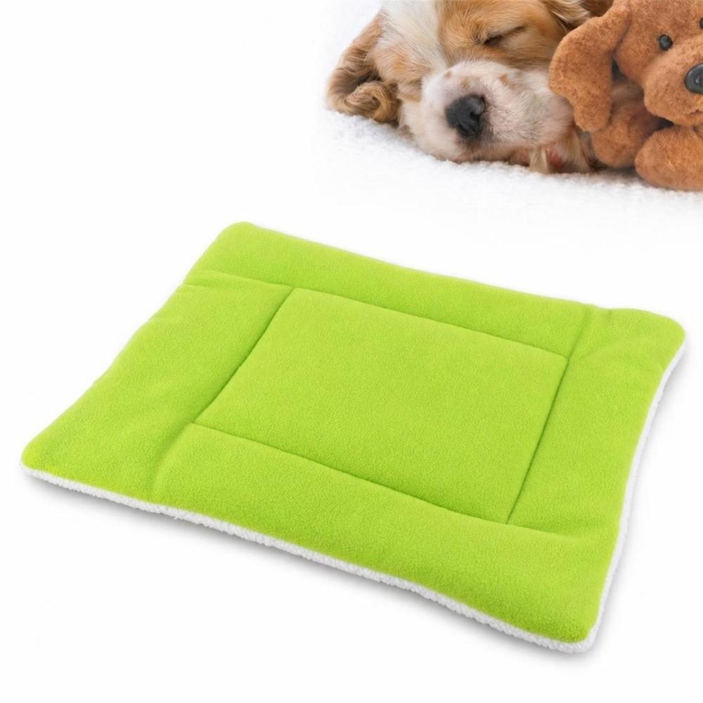 Cozy Soft Bed Mat Green Plush Pet Mat Cozy Pet Dog Bed Dogs