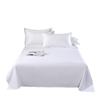 Pure White Cotton Duvet Cover Set for Hotel or B&B - Includes Fitted Sheet, Bath Mat, and Options for Three or Four Pieces