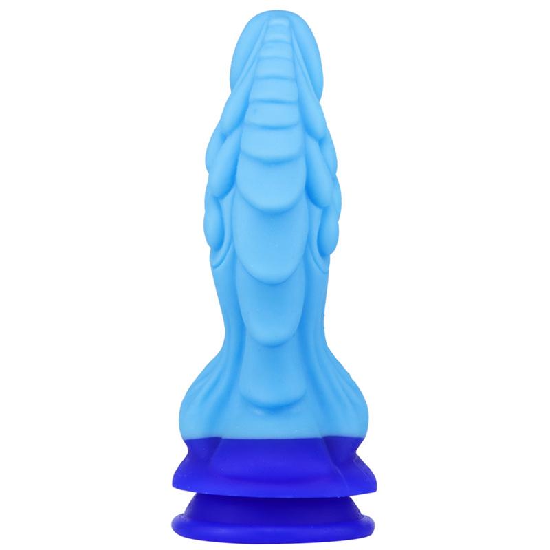 Lan Qilin Simulation Big Penis Liquid Silicone Anal Anal Plug Female Masturbation Device Sex Toys