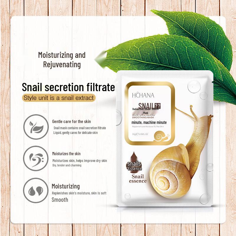 Han Chan Ying Snail Moisturizing & Nourishing Hydrating Milk Mask for Smooth, Beautiful Skin