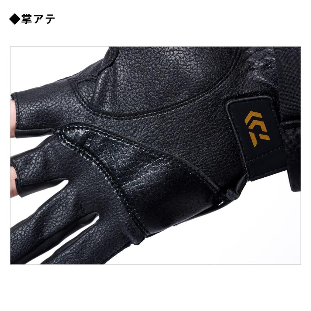 DAIWA Fishing Tournament Medium Gloves, Gloves, 3-Piece Cut,