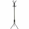 BB Home-Coat Rack 8 Hangers Black Aluminum (172x48cm)