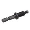 0.6-6mm Keyless Drill with 1/4 Inch Hex Shank 3/8-24UNF Keyless Chuck Conversion Tool Electric Threaded Mount for Impact Driver