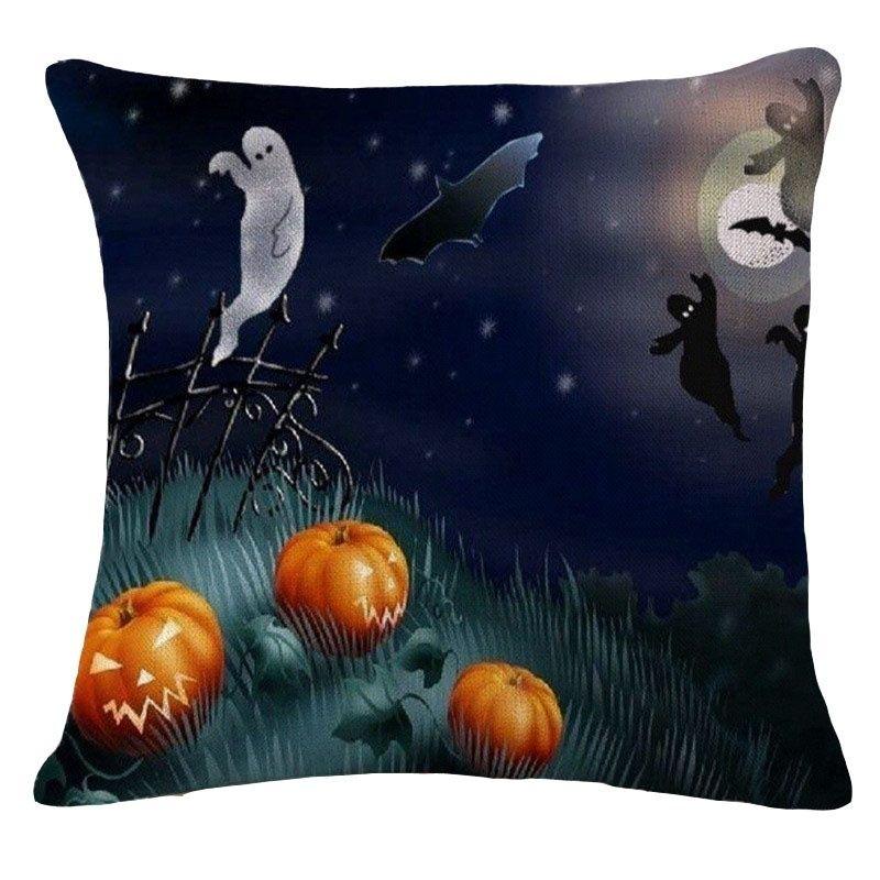 18" Cotton Halloween Linen Throw Pillow Case Cushion Cover Party Home Decor Sofa