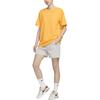Nike Sportswear Solid Color Round Neck Casual Pullover Fashion Short Sleeve Drop Shoulder T-Shirt Women T-Shirts Sundial-Yellow FD4150-717