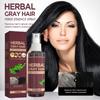 100ml Haarverdunklungsspray Gegen graues Haar Kräuterserum Haare schwarz färben Reduziert graues Haar Kopfhautpflege-Spray