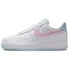 Tênis Feminino Air Force 1 07 Algodão Doce Branco Rosa-Espuma Azul-Geleira IH0640-161
