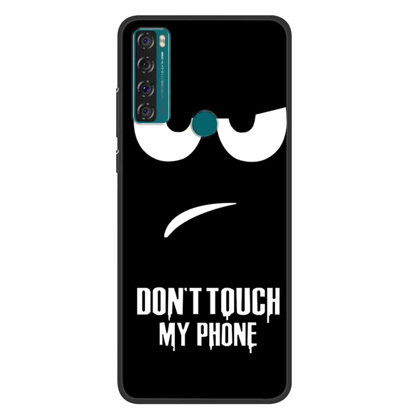 Case For TCL 20 SE Luxury Silicone TPU Soft Phone Cover For TCL 20 SE Case T671H 6.82" Funda Animal Capa Cute Shockproof Coque