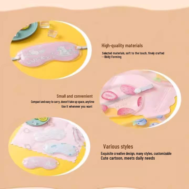 Cute Animal Cooling & Heating Eye Mask: Relieve Dark Circles & Fatigue