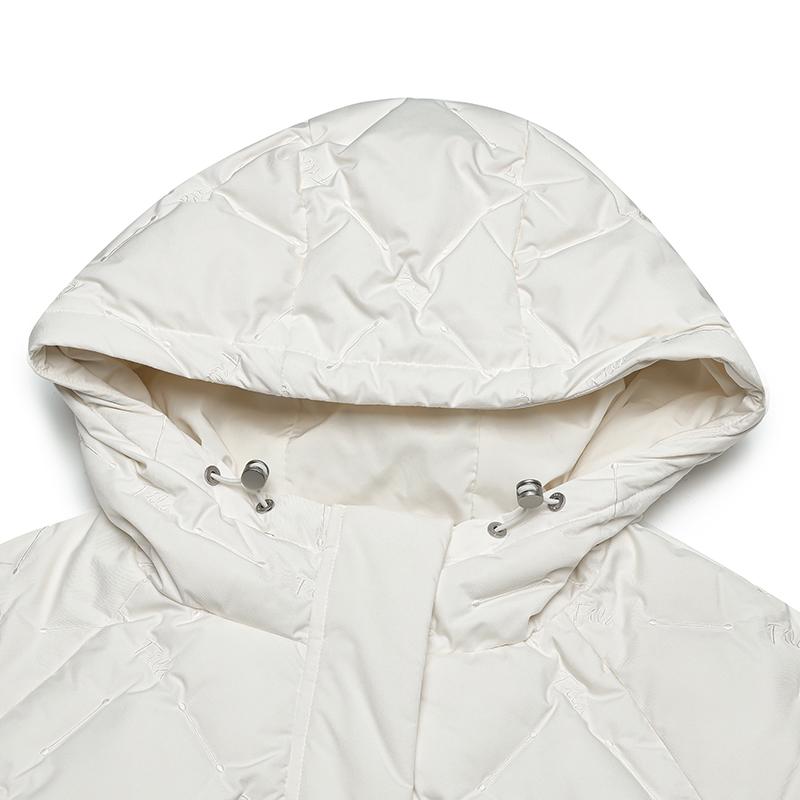 New FILA Down Jacket Women's Cloud White F11W448911F-WT