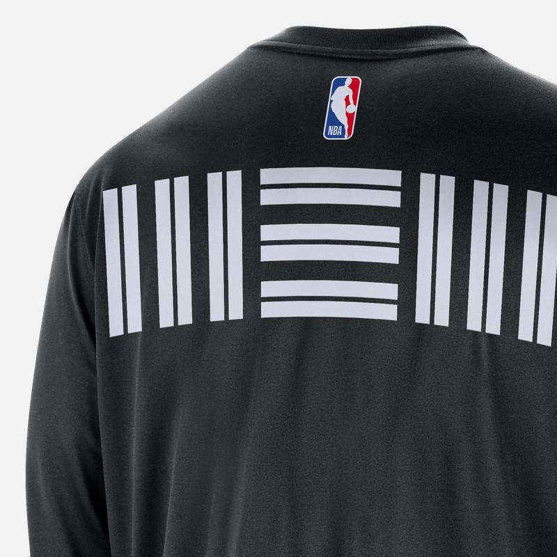 Nike Memphis Grizzlies Potisk Crew Neck Ležérní Rychleschnoucí Volné Tričko s Dlouhým Rukávem Pánské Topy Černé FB3599-010