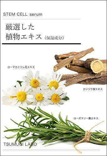 Tsumugi Lab Human Stem Cell 5% Concentrate Serum, 30ml, Moisturizing Serum, Made In Japan, Additive-Free Formula, Stem Cell, TSUMUGI LABO
